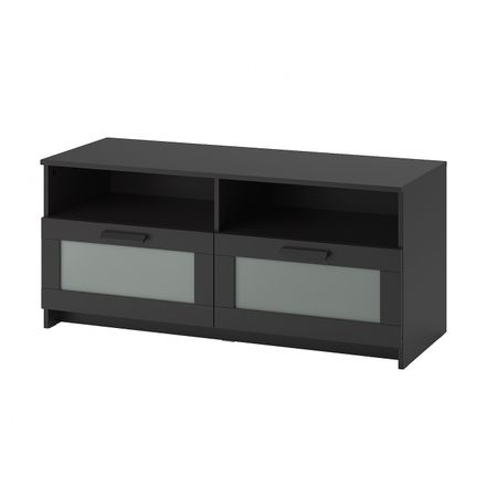 Тумба под ТВ, черный 120x41x53 см IKEA BRIMNES БРИМНЭС 303.910.21