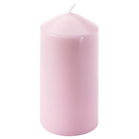 Неароматическая свеча формовая ДАГЛИГЕН, светло-розовый (14 см)