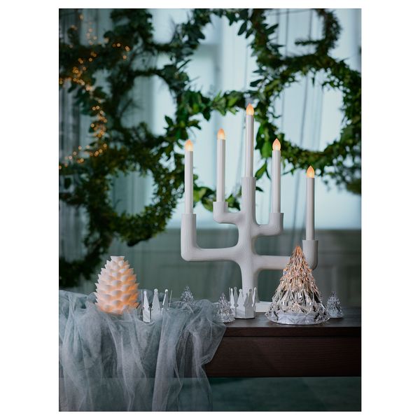 Декоративная подсветка, светодиоды ВИНТЕР 2018, с батарейным питанием (16 см) - схема-чертеж с размерами