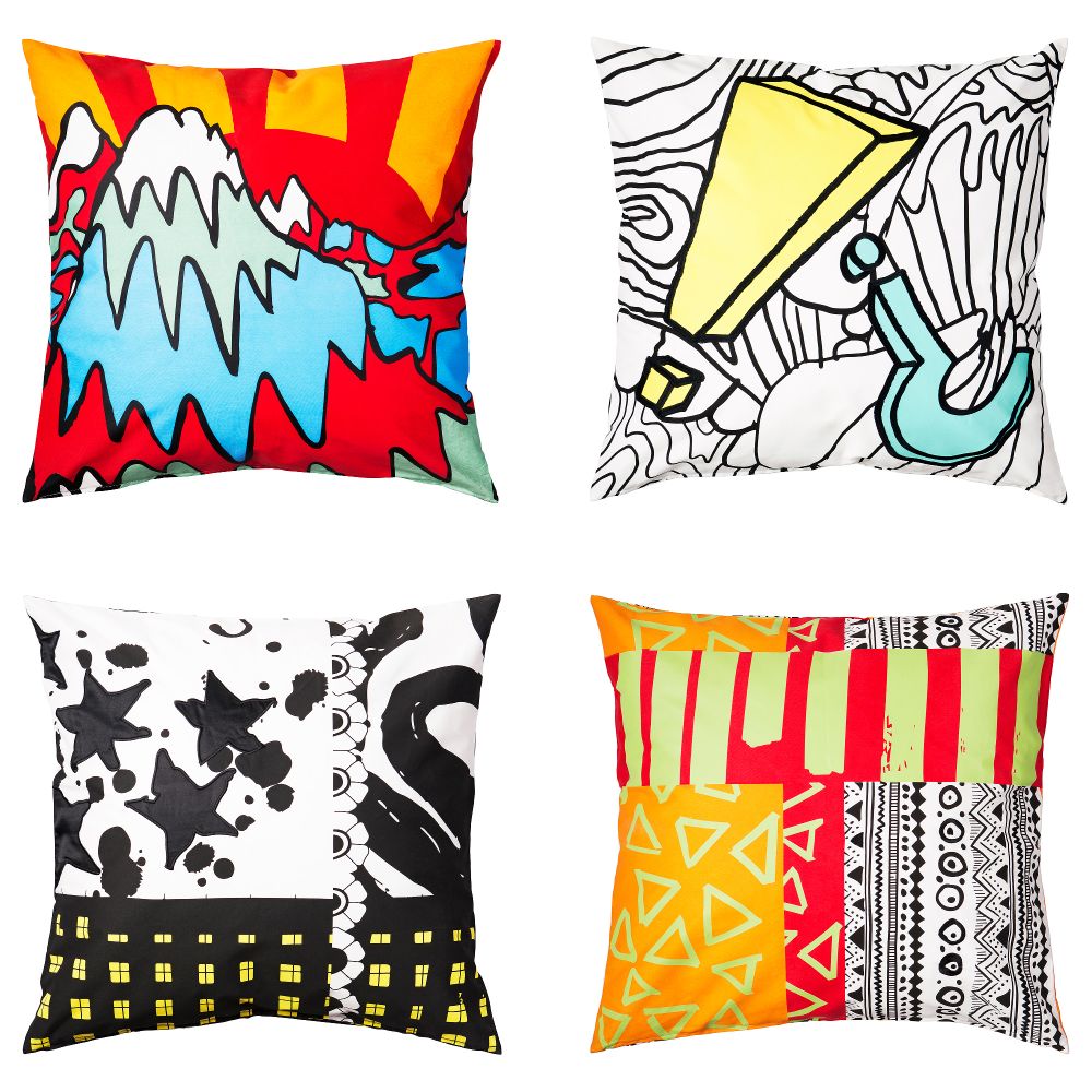 Чехол на подушку СПРИДД, различные орнаменты (65x65 см) - фото 1