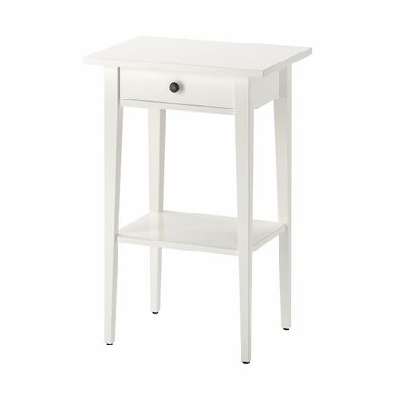 Тумба прикроватная, белый 46x35 см IKEA ХЕМНЭС 303.686.76