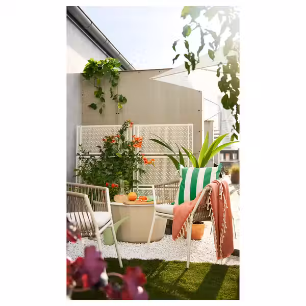 SEGERÖN Садовое кресло - белый/бежевый/Frösön/Duvholmen бежевый - фото 3