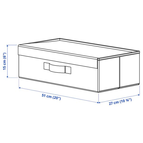 Коробка для обуви 51x27x15 см IKEA FULLSMOCKAD ФУЛЛСМОКАД 703.953.76 - фото 3