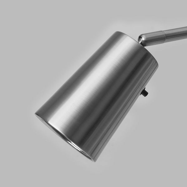 Торшер, лампа для чтения, никелированный IKEA FLUGBO ФЛУГБУ 505.083.55 - фото 3