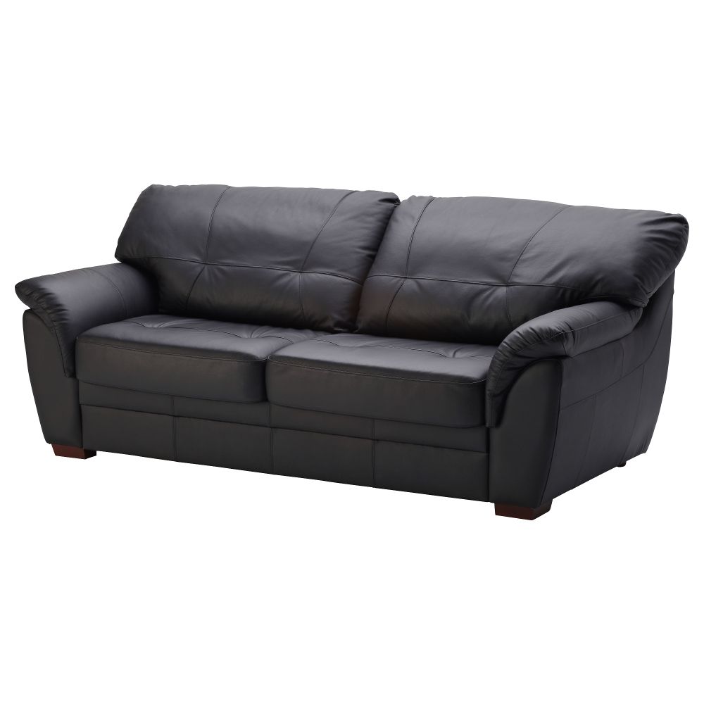 Диван-кровать 2-местная БЬЁРБУ, черный - фото 1