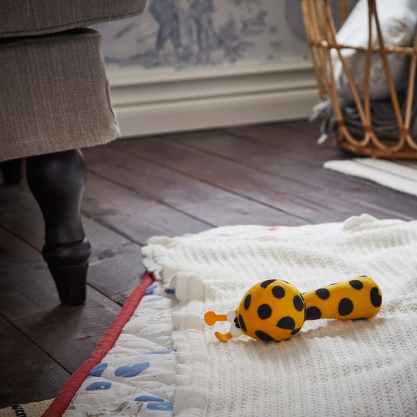 Погремушка, разноцветный/желтый IKEA KLAPPA КЛАППА 803.650.34 - схема-чертеж с размерами