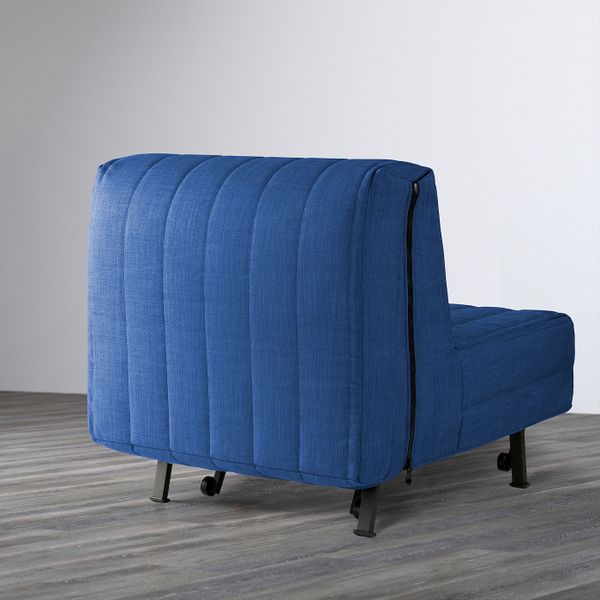 Кресло-кровать, Шифтебу синий IKEA LYCKSELE ЛИКСЕЛЕ 793.878.00 - фото 6