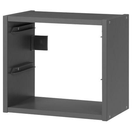 Настенный модуль для хранения, серый, 34x21x30 см IKEA TROFAST ТРУФАСТ 105.651.97
