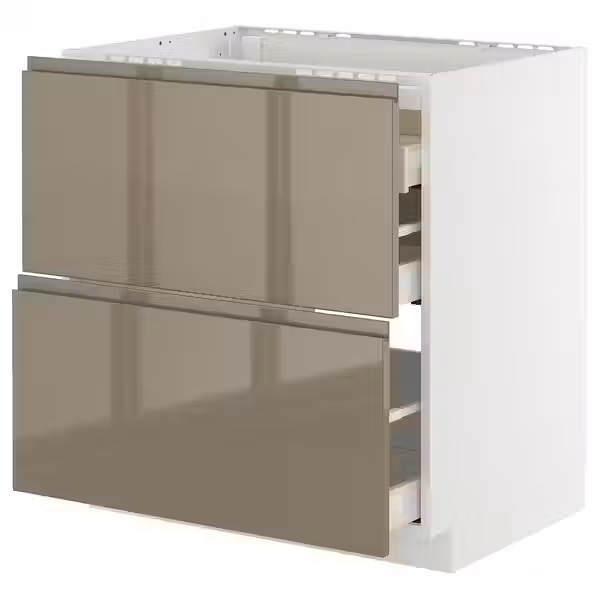 METOD / MAXIMERA Шкаф д/варочной панели/2фасада/3ящ - фото 1