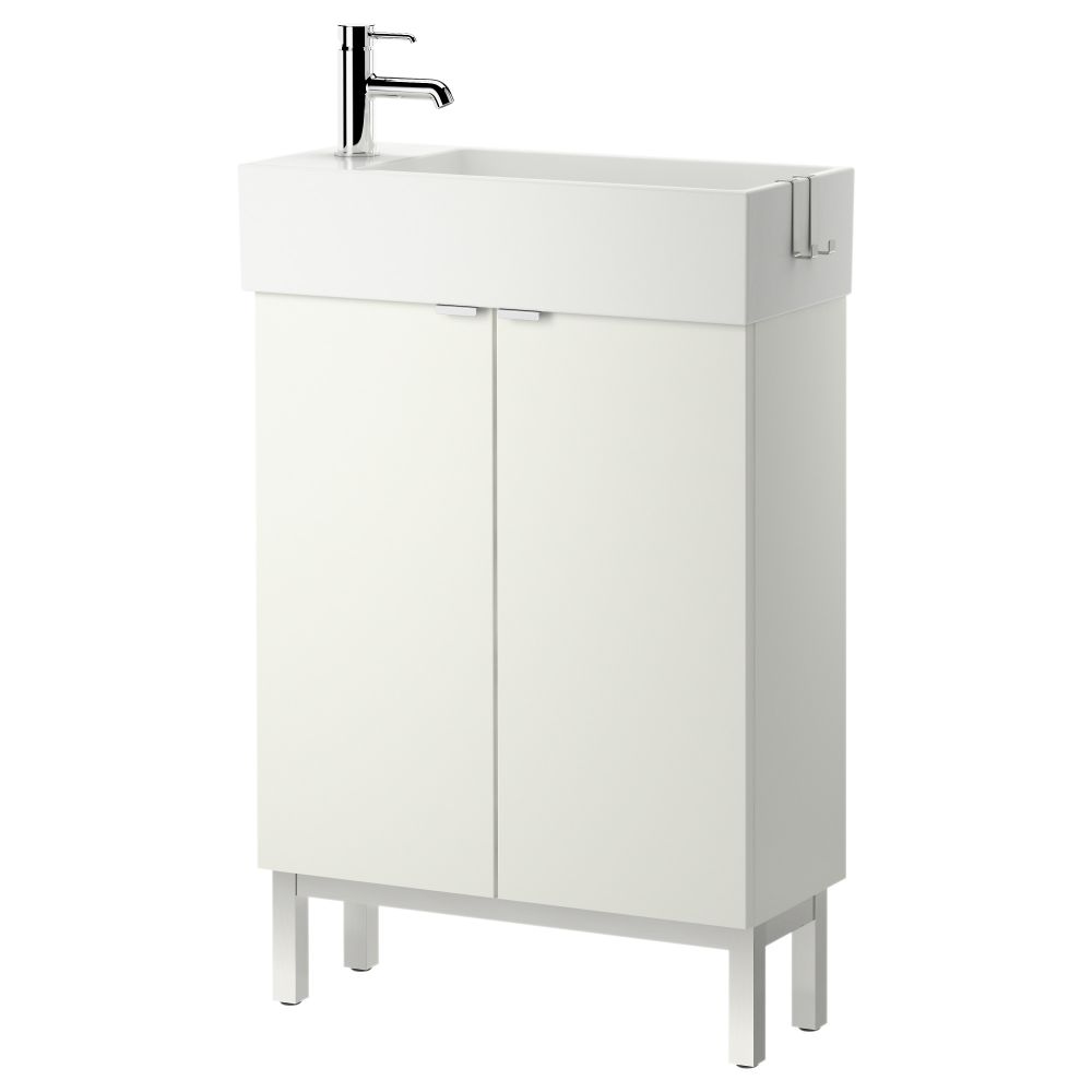 Шкаф под раковину с 2 дверцами ЛИЛЛОНГЕН, белый - фото 1