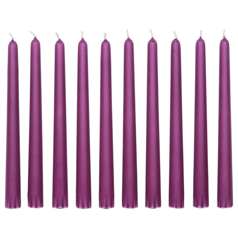 Неароматическая свеча ОФТА, лиловый (23 см) - фото 1