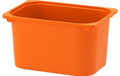 Контейнер, оранжевый 42x30x23 см IKEA ТРУФАСТ 103.654.81