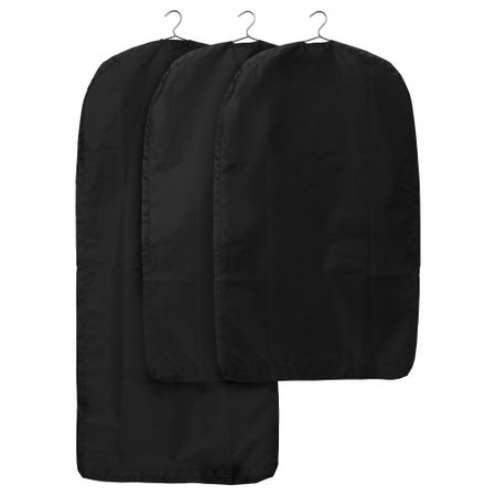 Чехол для одежды, 3 штуки СКУББ, черный