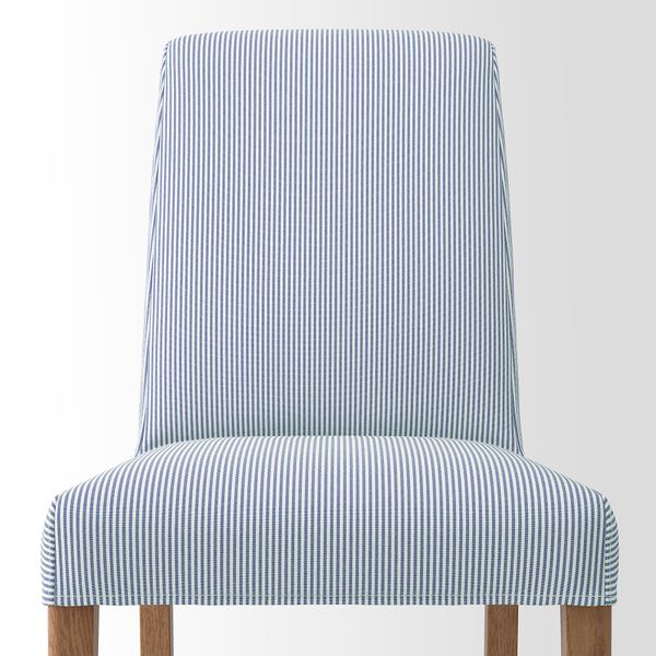 Стул, под дуб Rommele темно-синий-белый IKEA BERGMUND БЕРГМУНД 093.899.87 - фото 5