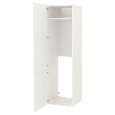 ENHET Высокий шкаф для холод/мороз/дверцы - белый 60x62x210 см