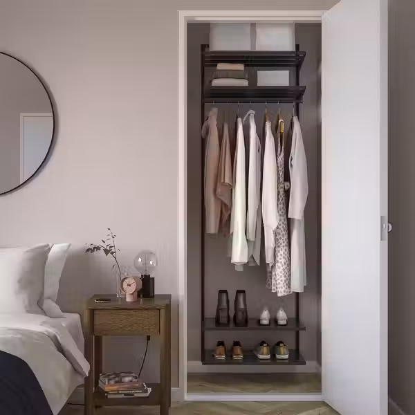 BOAXEL Гардероб, комбинация - антрацит 62x40x201 см - фото 2