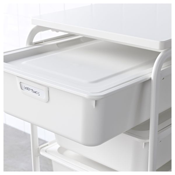 Каркас/3 коробки/верхняя полка АЛЬГОТ, белый (41x60x78 см) - фото 3