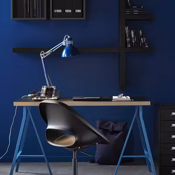 ELDBERGET / MALSKÄR Рабочий стул - темно-серый/чёрный - фото 7