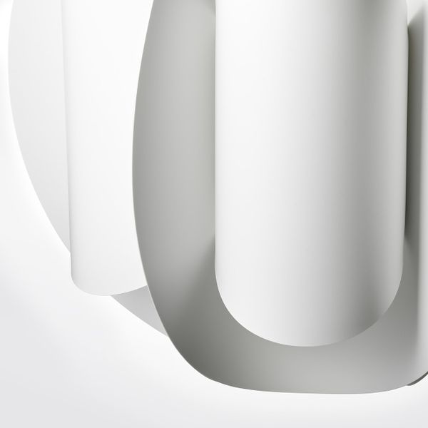 Абажур для подвесного светильника, белый 38 см IKEA TRUBBNATE ТРЮББНАТЕ 804.848.19 - схема-чертеж с размерами