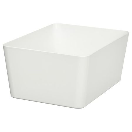 KUGGIS Контейнер - белый 13x18x8 см