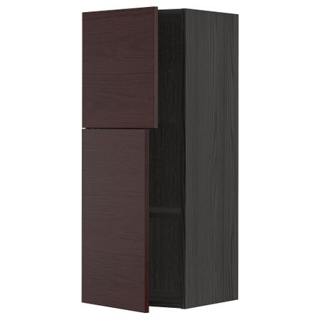 Навесной шкаф с полками, 2 дверцы IKEA METOD МЕТОД 594.588.41