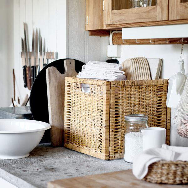 Корзина, ротанг 32x34x32 см IKEA BRANÄS БРАНЭС 903.761.88 - фото 2