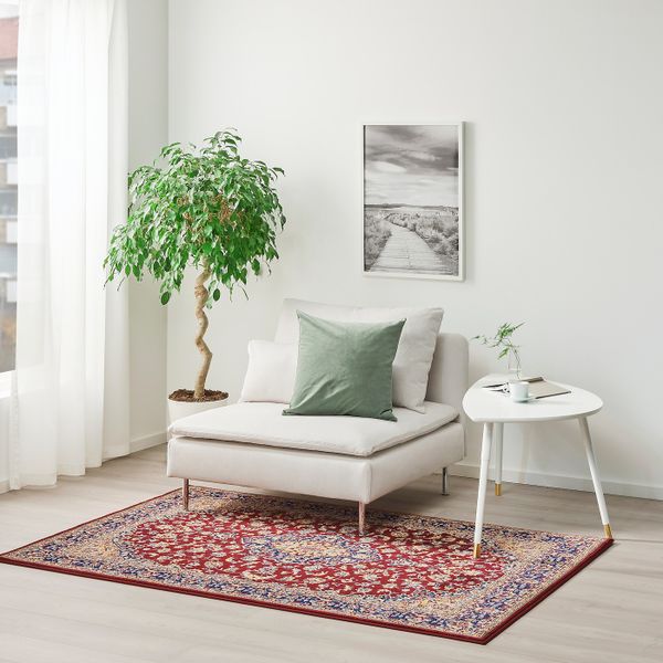 Ковер, короткий ворс, разноцветный 133x195 см IKEA VEDBÄK ВЕТБЭК 004.500.50 - фото 3