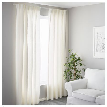 Одинарная гардинная шина ВИДГА, белый