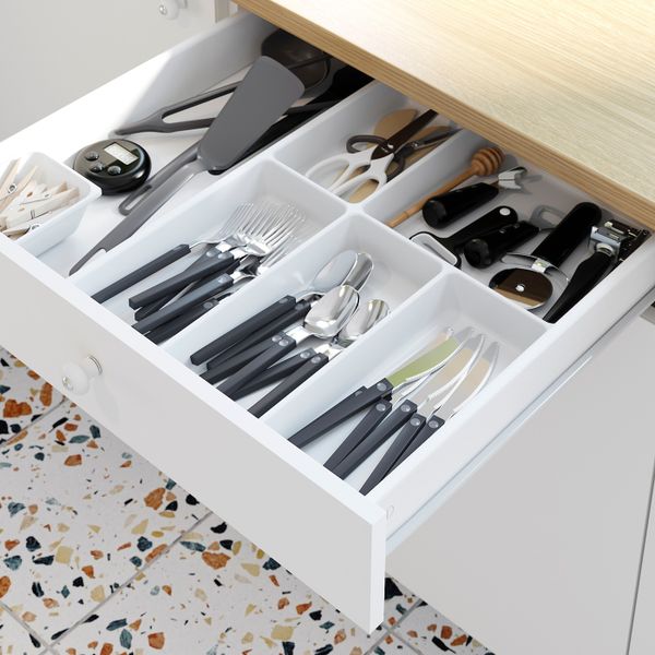 Кухня, белый 240x61x220 см IKEA KNOXHULT КНОКСХУЛЬТ 994.005.70 - фото 4