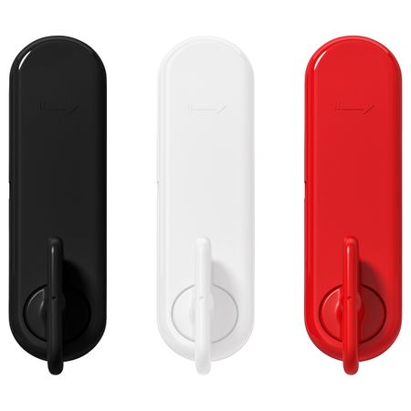 Нож консервный, красный, белый, черный IKEA STÄM СТЭМ 403.792.93