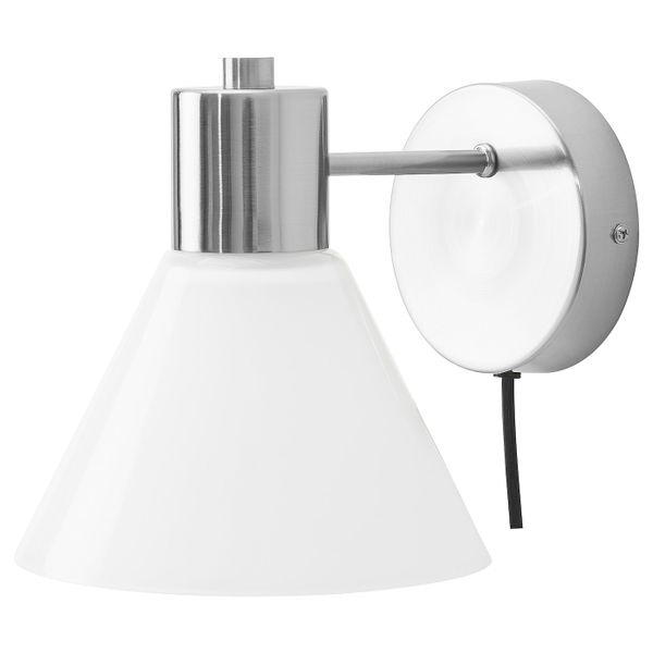 Бра, никелированный/стекло IKEA FLUGBO ФЛУГБУ 405.195.71 - фото 1