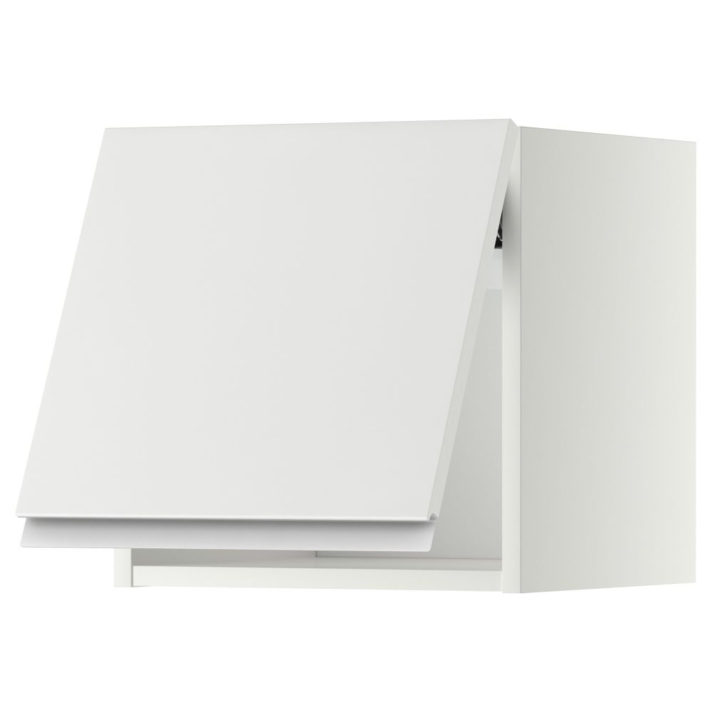 Горизонтальный навесной шкаф МЕТОД, белый, Нодста белый - схема-чертеж с размерами