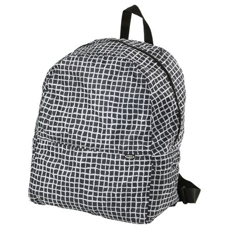 Рюкзак, черный, белый IKEA КНЭЛЛА 903.791.20
