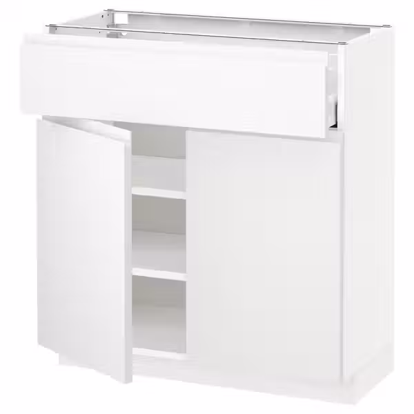 METOD / MAXIMERA Напольный шкаф с ящиком/2дверцами - фото 1