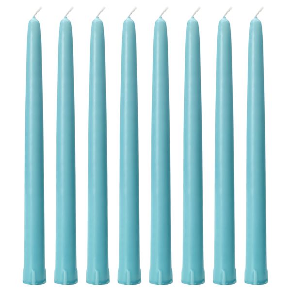 Неароматическая свеча КЛОКХЕТ, голубой (25 см) - фото 1