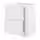 METOD / MAXIMERA Шкаф д/варочной панели/2фасада/2ящ