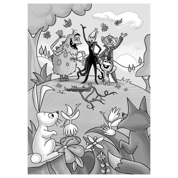 Книга ЛАТТО, Сон королевы корней - схема-чертеж с размерами