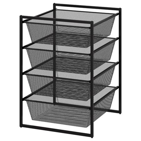 Комбинация для хранения, антрацит 50x51x70 см IKEA JONAXEL ЙОНАКСЕЛЬ 593.362.27