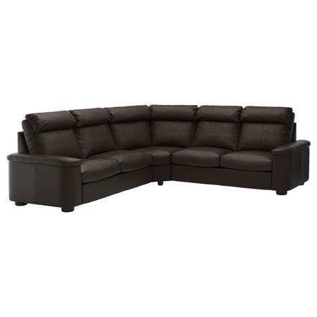 Угловой диван-кровать, 5-местный, Гранн/Бумстад темно-коричневый IKEA LIDHULT ЛИДГУЛЬТ 692.661.82