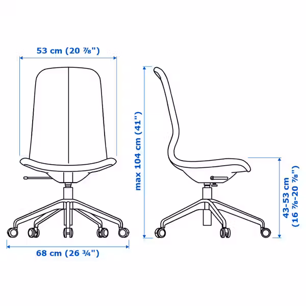 LÅNGFJÄLL Конференц-стул - фото 2