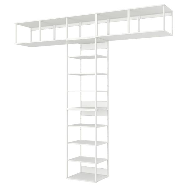 Открытый стеллаж, белый 300x42x281 см IKEA OPPHUS ОПХУС 594.369.72 - фото 1