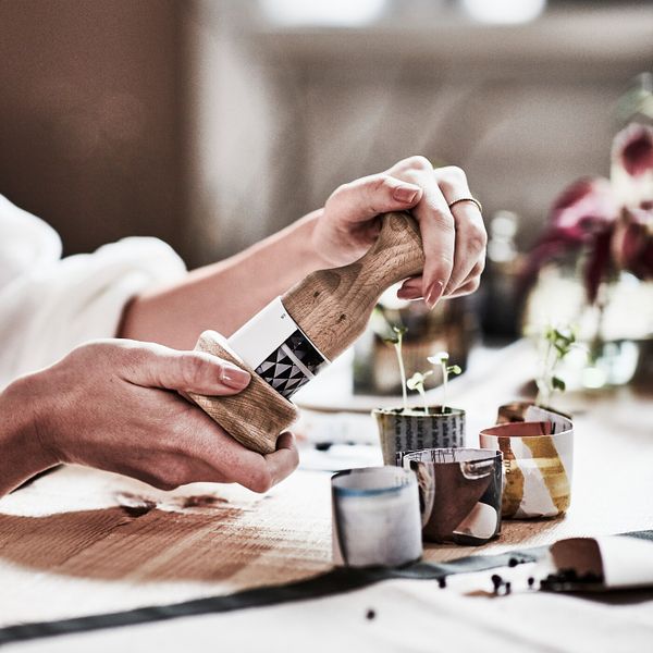 Заготовка для/бумажного кашпо, бук ручная работа IKEA БОТАНИСК 504.665.29 - схема-чертеж с размерами