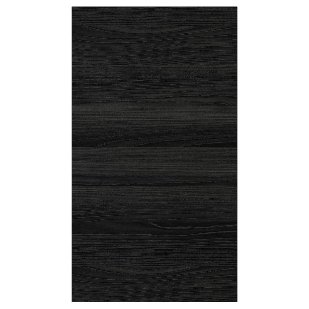 Фронтальная панель для посудомоечной машины, под дерево черный 45x80 см IKEA ТИНГСРИД 803.673.06 - фото 1