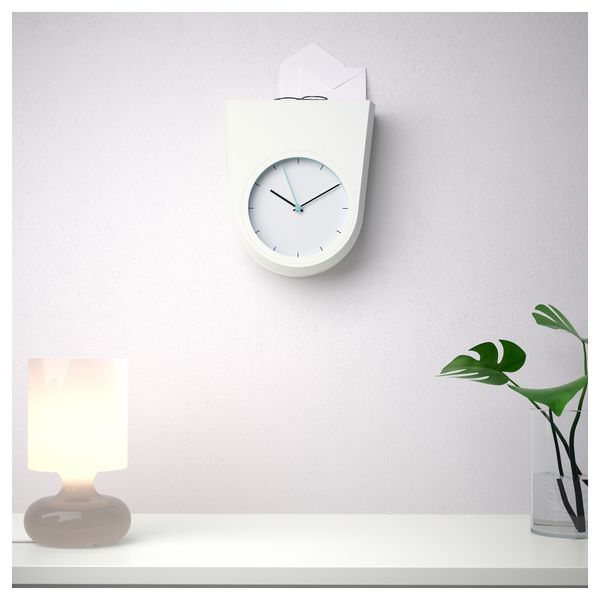 Настенные часы ПОФФАРЕ, белый - фото 3