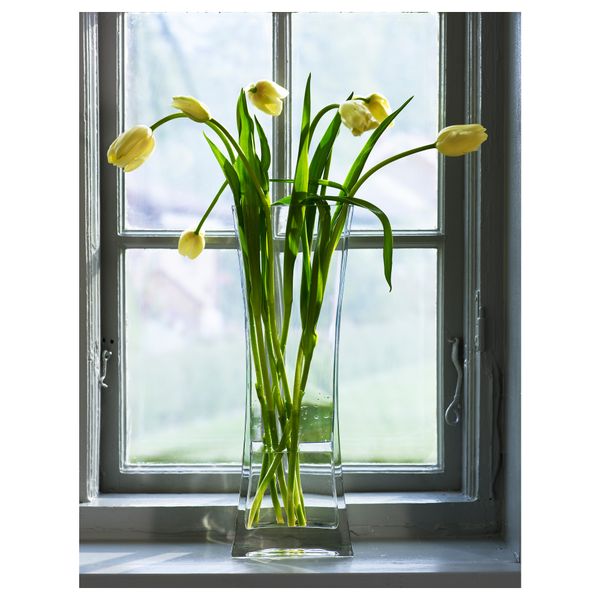 Ваза РЕКТАНГЕЛЬ, прозрачное стекло (45 см) - фото 3