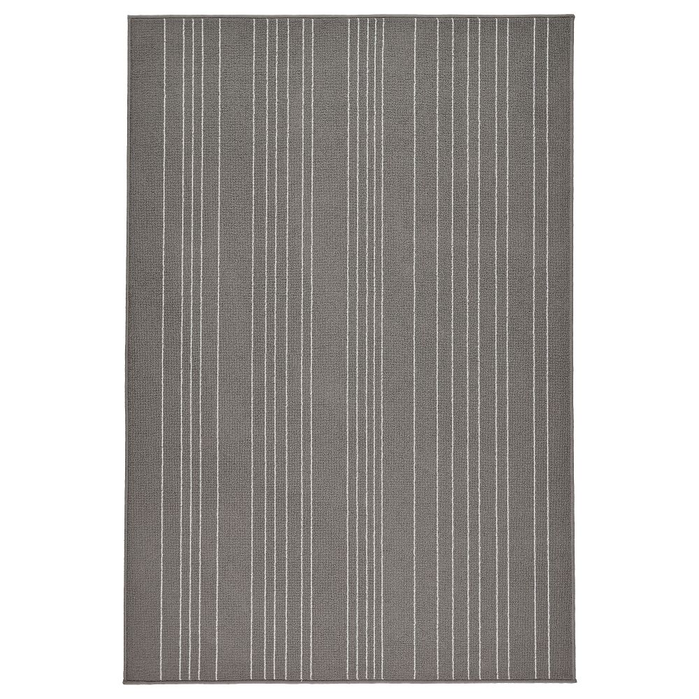 Ковер, короткий ворс ХЮЛЬСИГ, серый (120x180 см) - фото 1