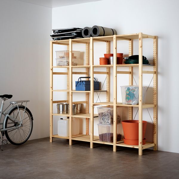 4 секции/полки, сосна 179x50x179 см IKEA IVAR ИВАР 692.513.50 - фото 3