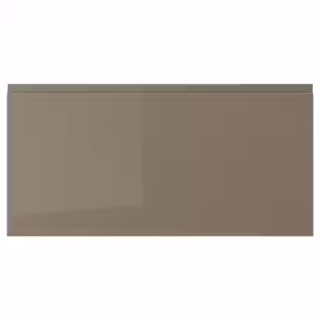 VOXTORP Фронтальная панель ящика - глянцевый темный серо-коричневый 80x40 см