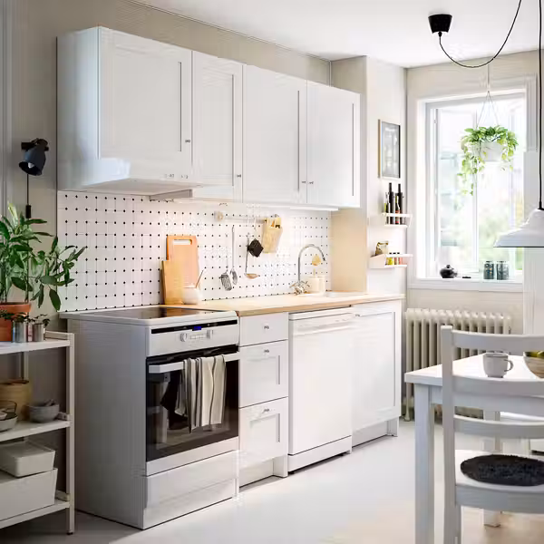 KNOXHULT Кухня - белый каркас 220x61x220 см - фото 2