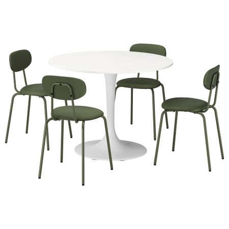 Стол и 4 стула IKEA ÖSTANÖ, DOCKSTA ДОКСТА 795.681.17
